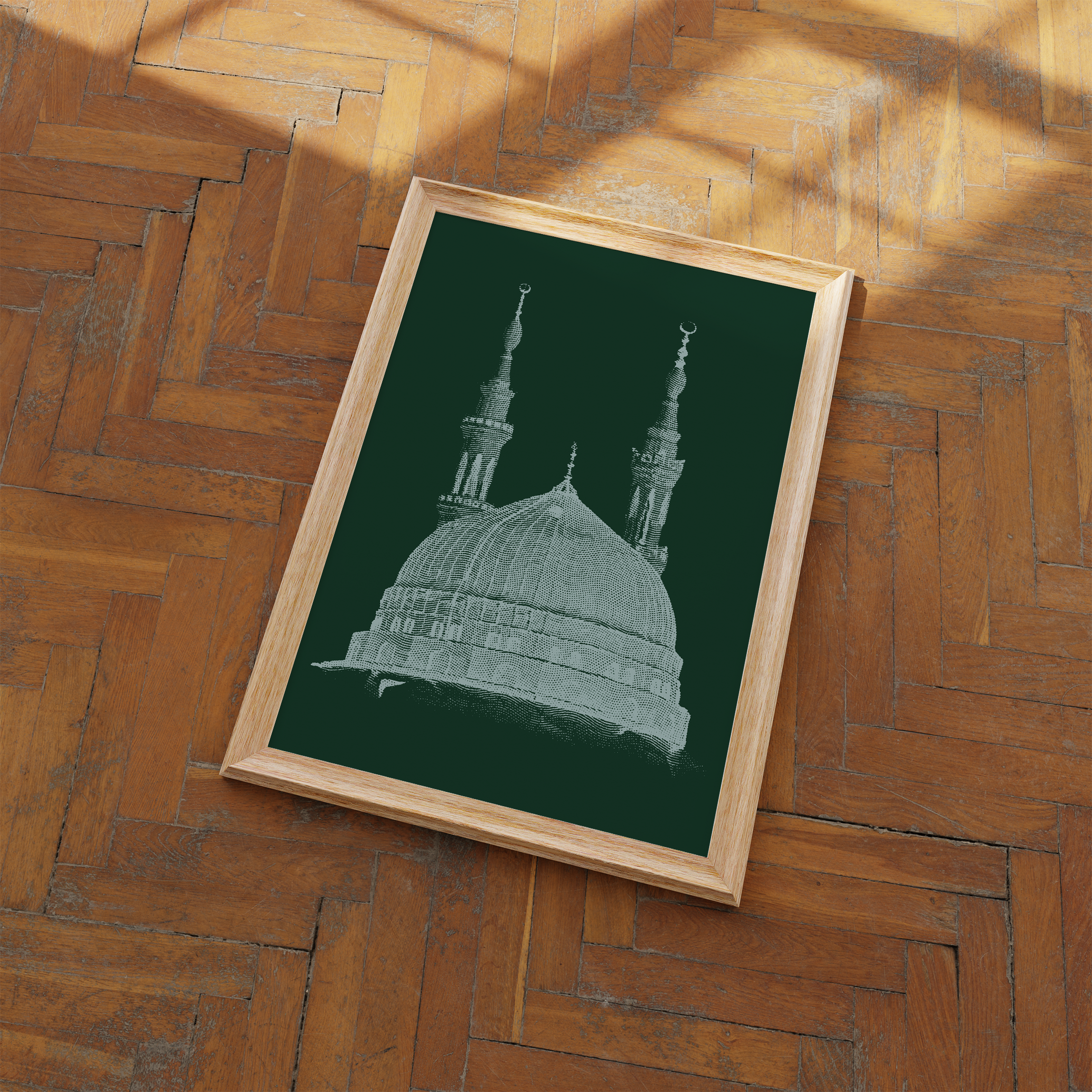 Ayatul Kursi, Masjid Nabwi, Surah Al Ikhlas Wall Art Poster set - Peaceful Arts UK