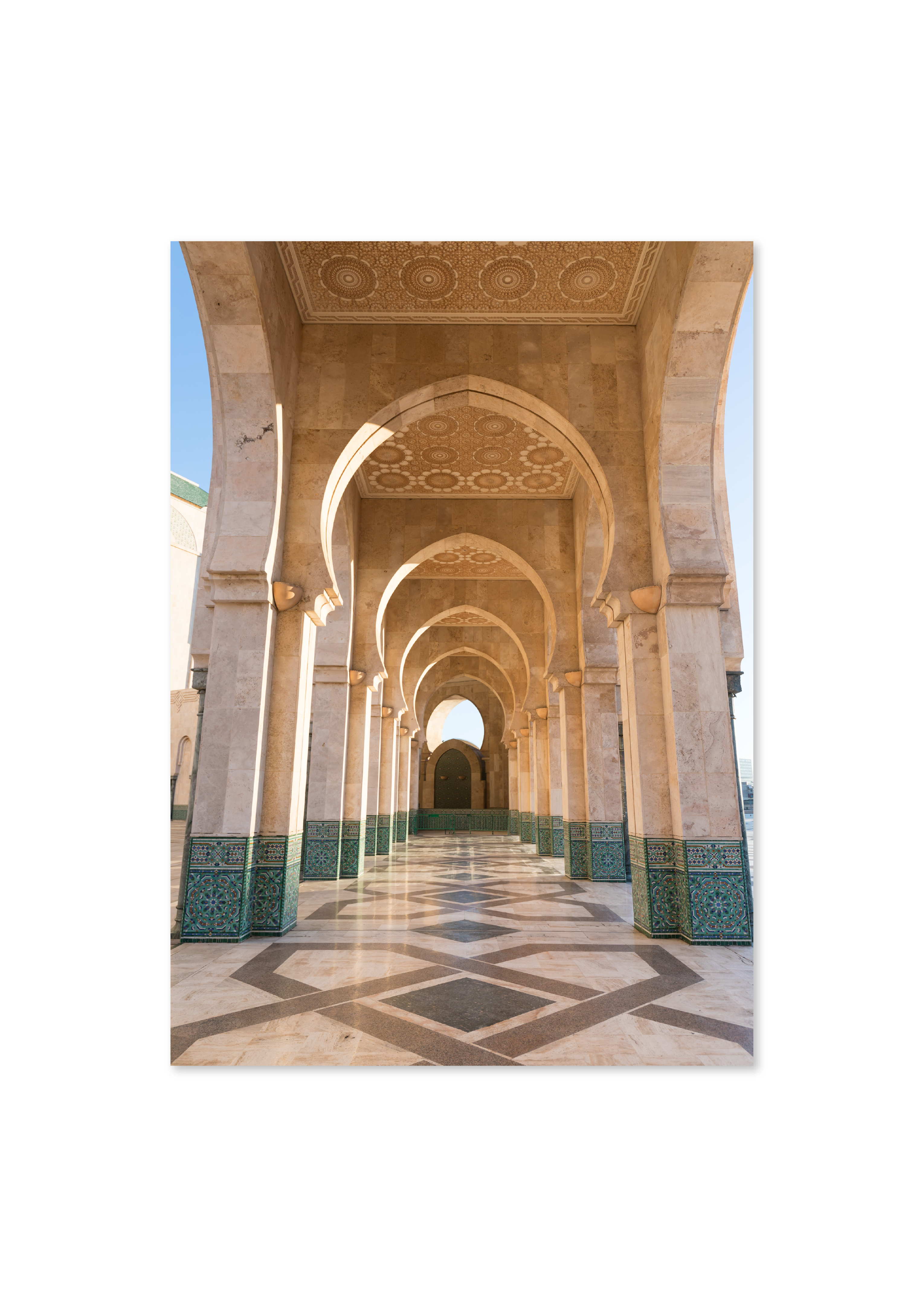 Moroccan Arch Islamic Wall Art Print - Peaceful Arts UK