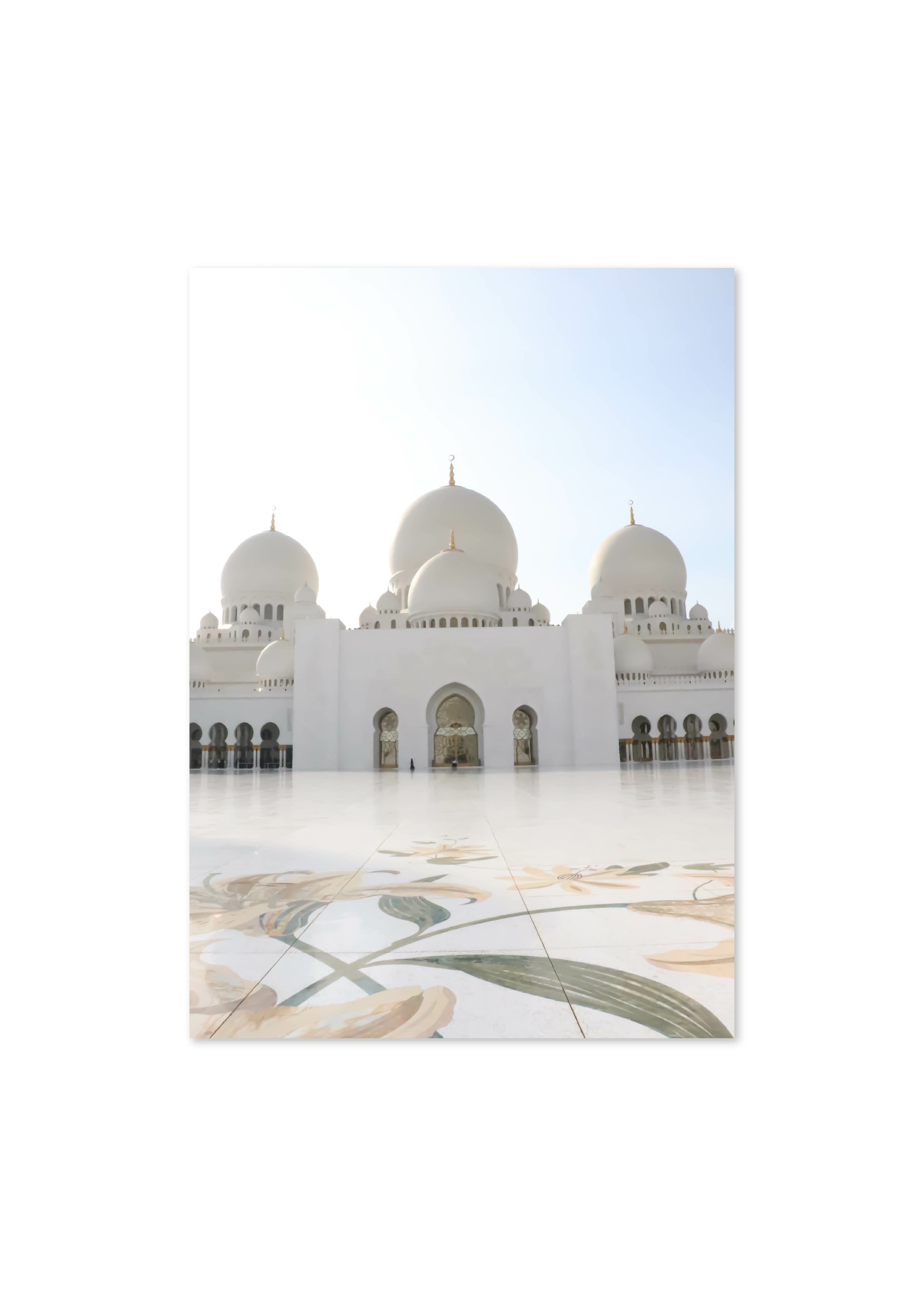 Sheikh Zayed Mosque No. 2 Islamic Wall Art Print - Peaceful Arts UK